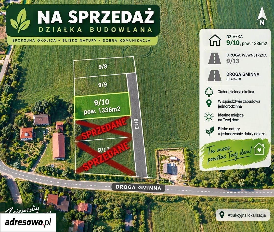 Działka budowlana Kiszkowo. Zdjęcie 2