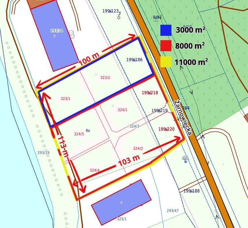 Działka inwestycyjna Żeglce. Zdjęcie 3