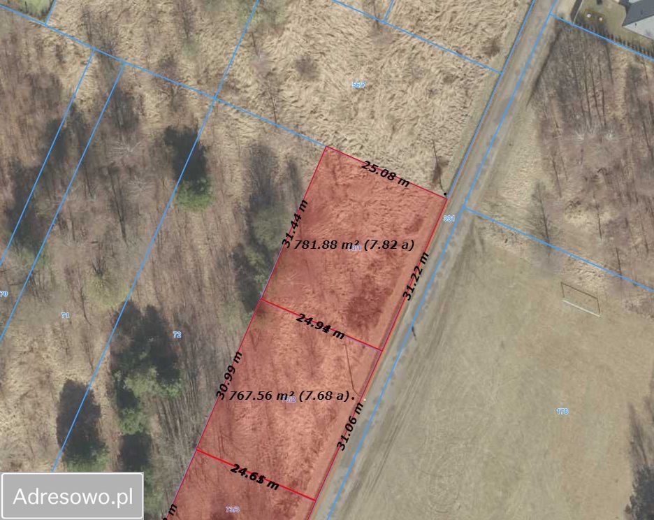 Działka budowlana Kłobuck, ul. Brzozowa. Zdjęcie 6