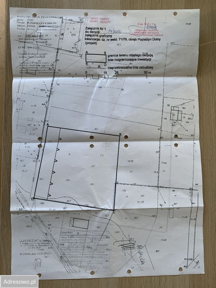 Działka rolno-budowlana Popielżyn Dolny. Zdjęcie 2