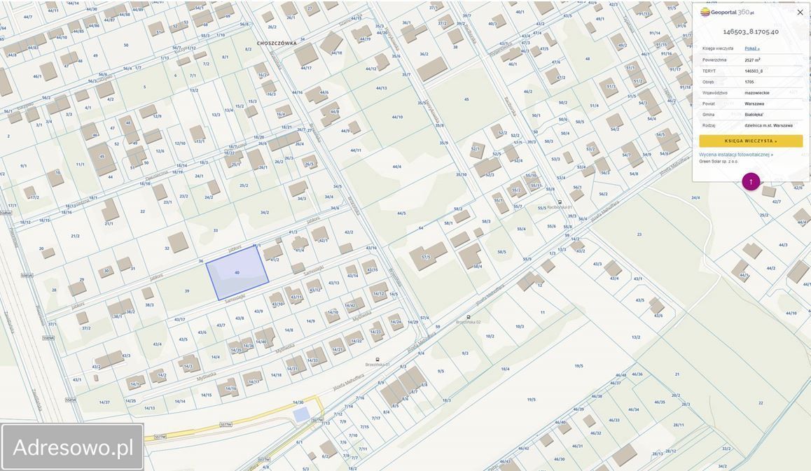 Działka budowlana Warszawa Białołęka, ul. Jabłoni. Zdjęcie 14