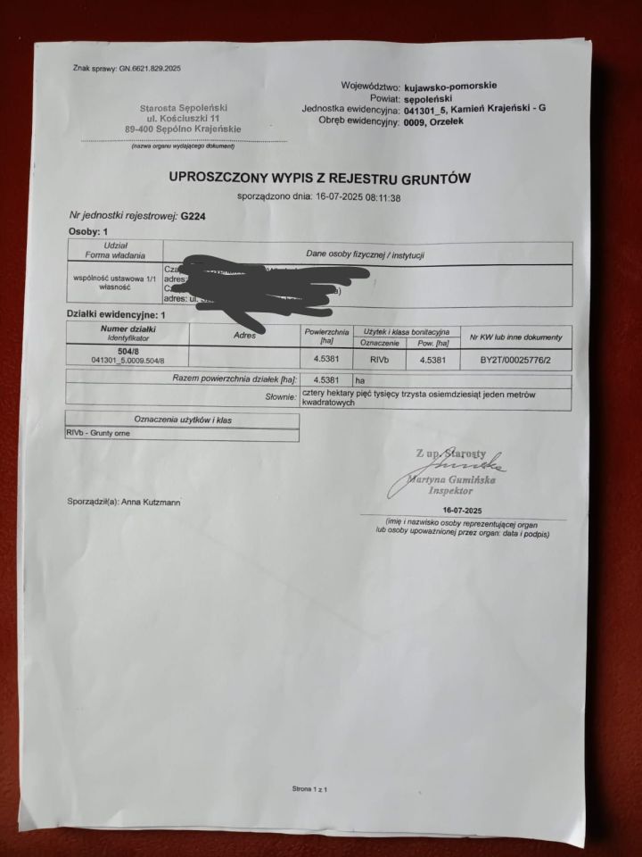 Działka rolna Orzełek. Zdjęcie 3