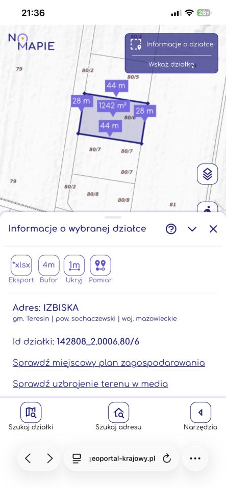Działka budowlana Izbiska. Zdjęcie 5