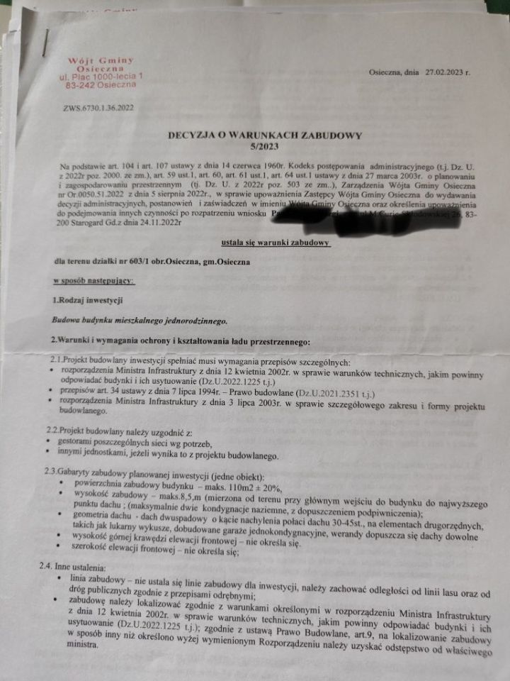 Działka budowlana Osieczna. Zdjęcie 3