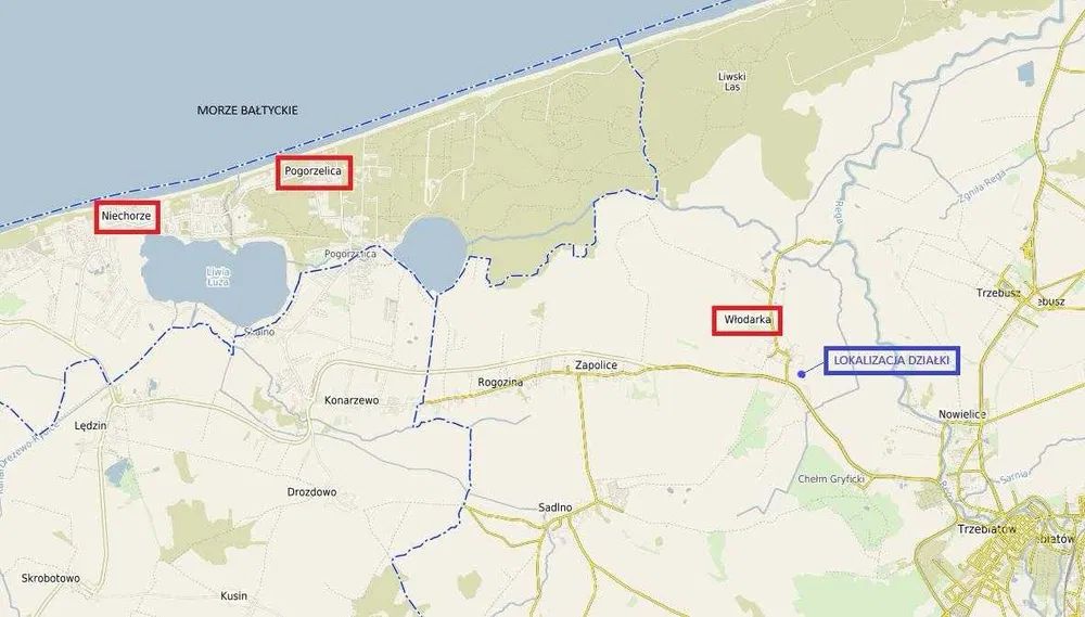 Działka budowlana Włodarka. Zdjęcie 2