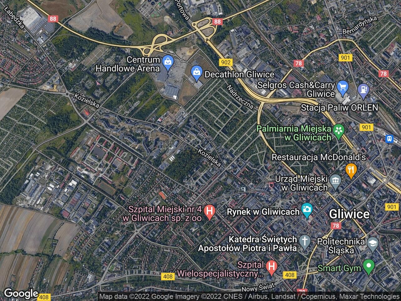 Działka rekreacyjna Gliwice Stare Gliwice, ul. Kozielska