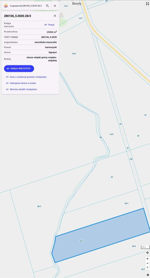 Działka rolna Smolanka