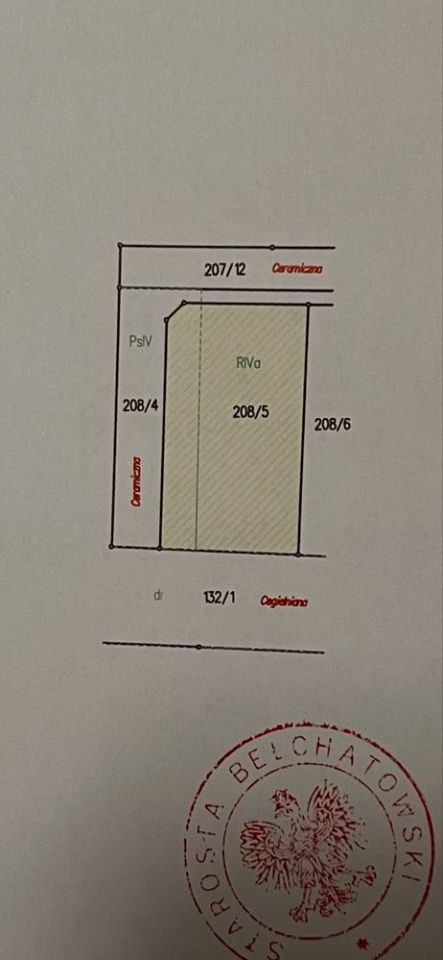 Działka budowlana Bełchatów, ul. Ceramiczna. Zdjęcie 3