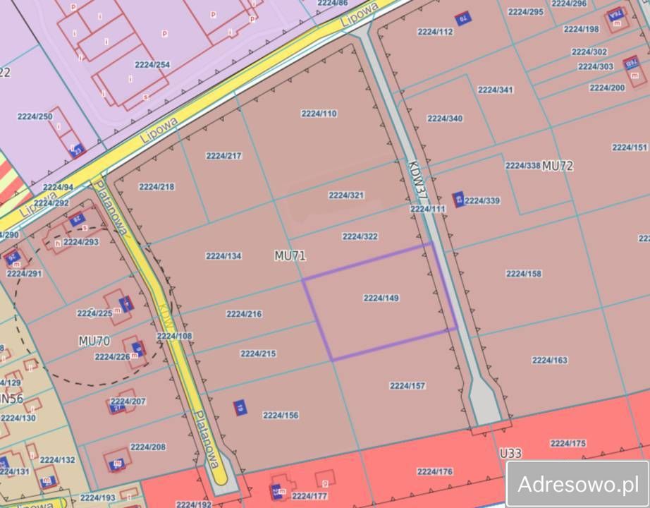 Działka budowlana Kozy, ul. Lipowa. Zdjęcie 2