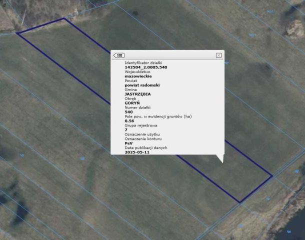 Działka rolna Goryń. Zdjęcie 1