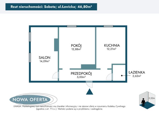 Mieszkanie 2-pokojowe Sobota, ul. Łowicka. Zdjęcie 17