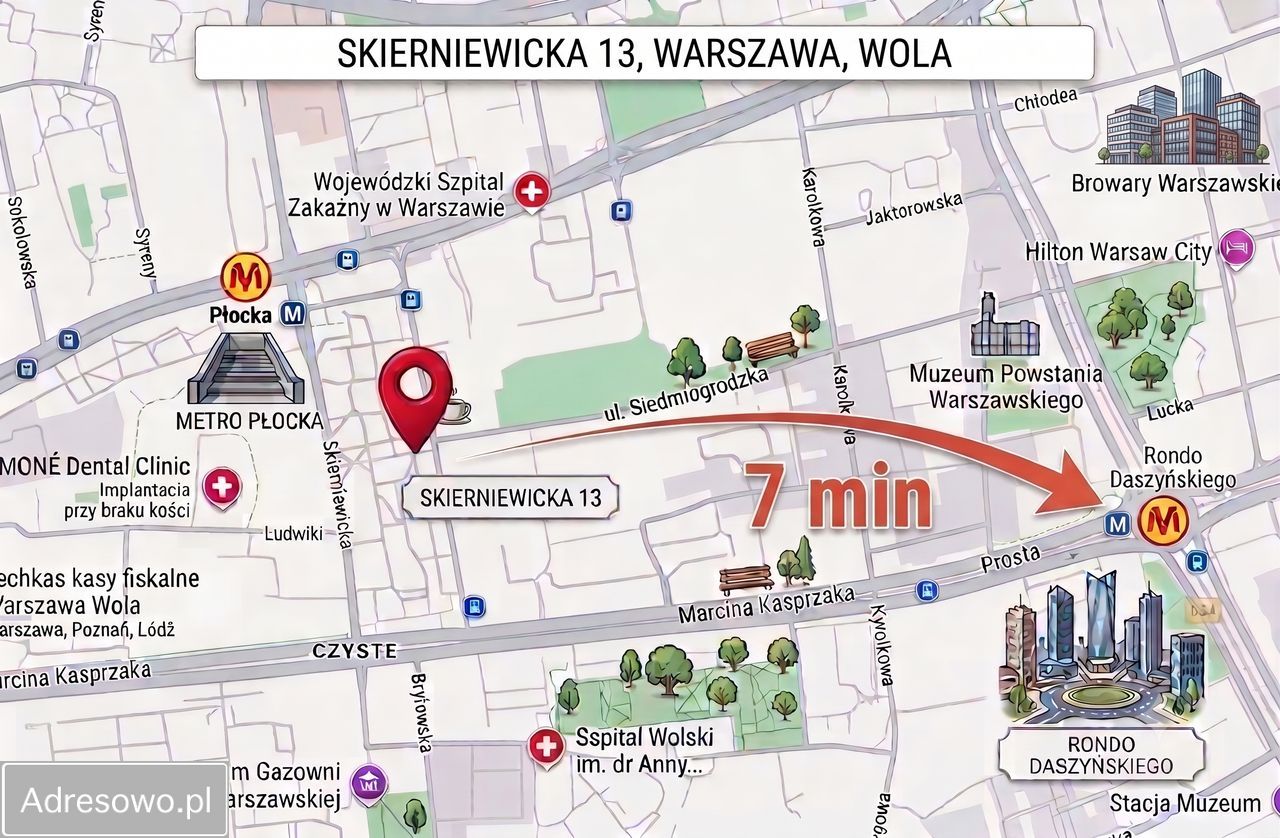 Mieszkanie 4-pokojowe Warszawa Wola, ul. Skierniewicka. Zdjęcie 3