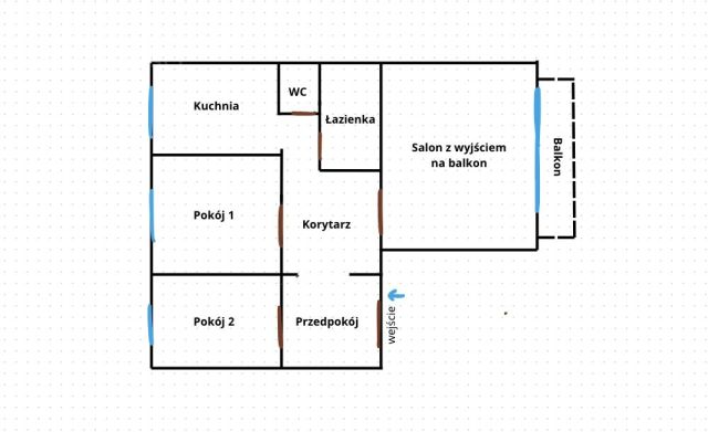 Mieszkanie 3-pokojowe Bydgoszcz Fordon, ul. Jana Teski. Zdjęcie 3