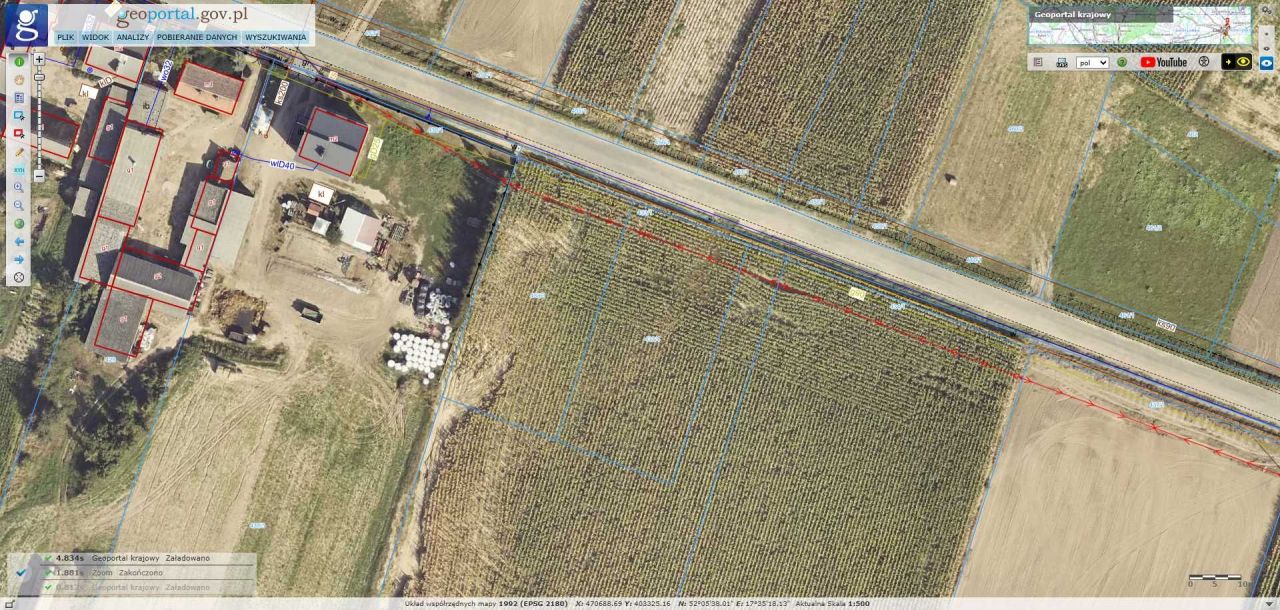 Działka budowlana Brzostków