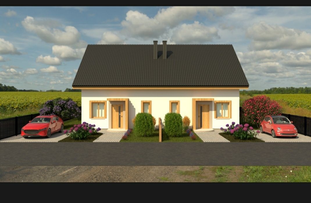 bliźniak, 3 pokoje Roszków. Zdjęcie 3