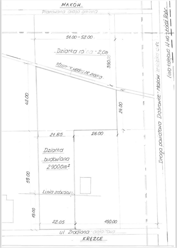 Działka budowlana Krężce, ul. Źródlana. Zdjęcie 2