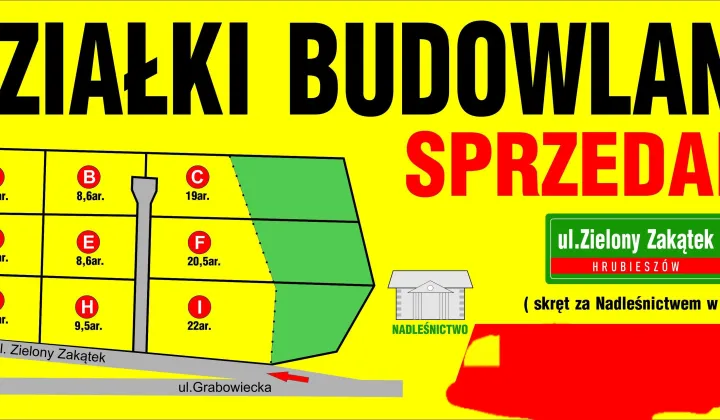 Działka budowlana Hrubieszów, ul. Zielony Zakątek