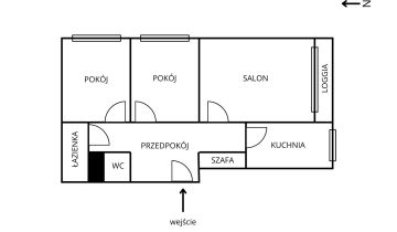 Mieszkanie 3-pokojowe Zabrze Centrum, ul. Pawła Ślęczka