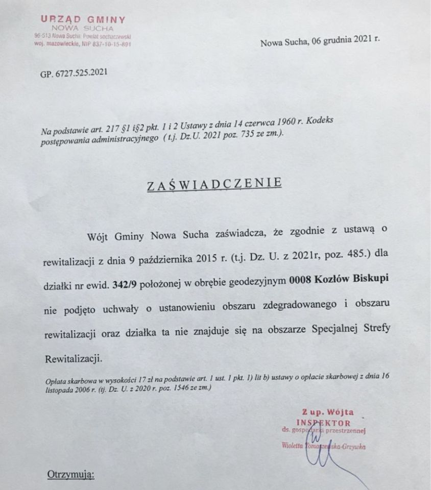 Działka budowlana Kozłów Biskupi, ul. Kolejowa. Zdjęcie 4