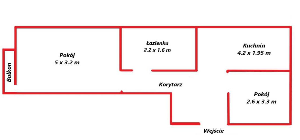 Mieszkanie 2-pokojowe Mielec, ul. Janusza Kusocińskiego