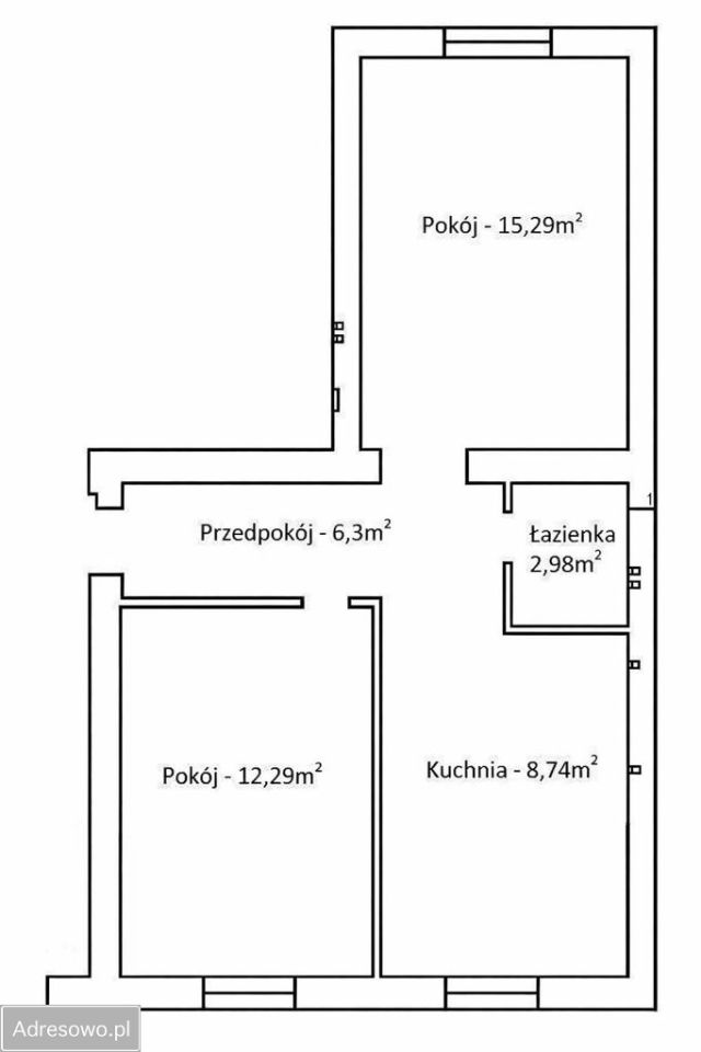 Mieszkanie 2-pokojowe Kraków Nowa Huta, os. Szkolne. Zdjęcie 8