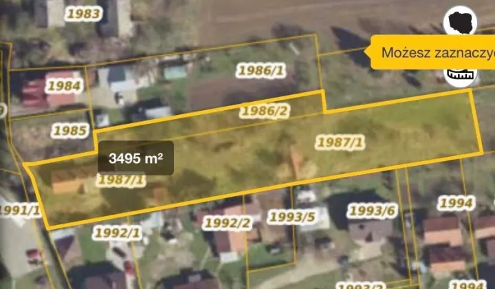 Działka budowlana Szówsko