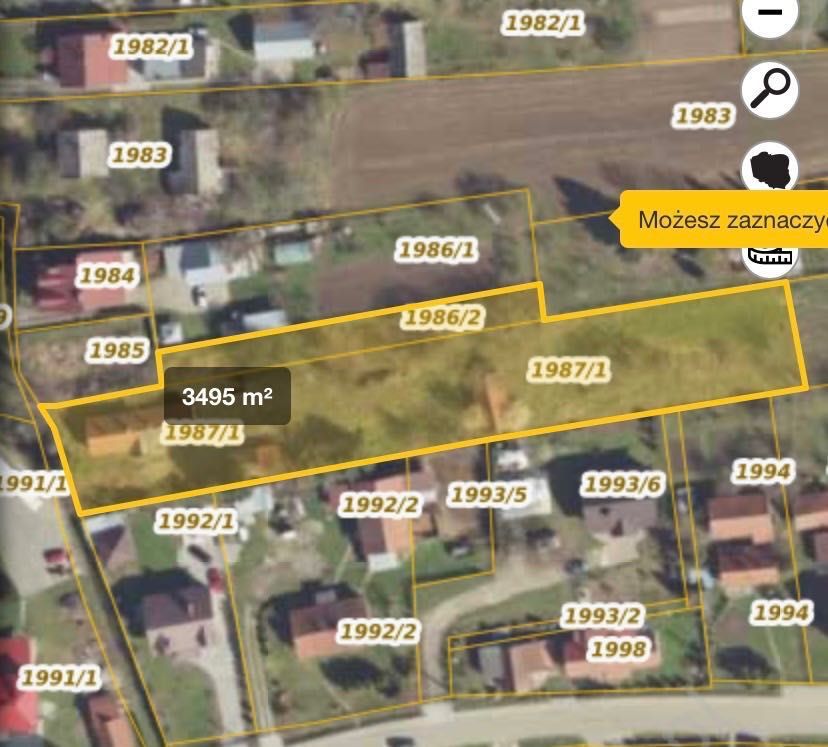 Działka budowlana Szówsko. Zdjęcie 1