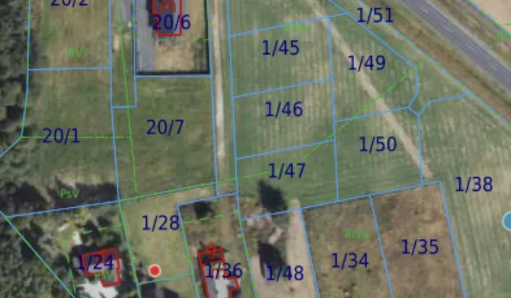 Działka budowlana Terespol Pomorski, ul. Polna