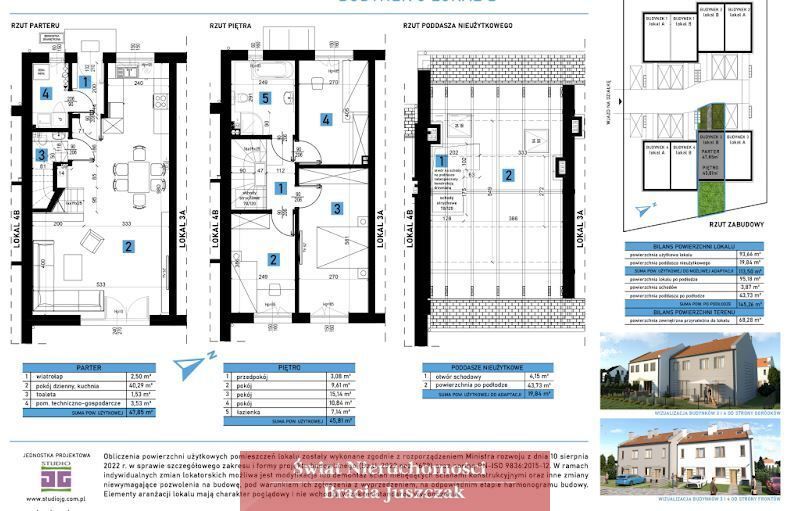 dom szeregowy, 4 pokoje Biestrzyków. Zdjęcie 5