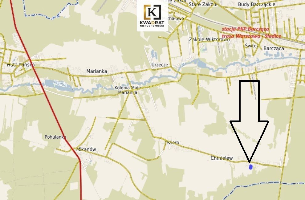 Działka budowlana Chmielew. Zdjęcie 4