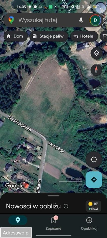 Działka rolno-budowlana Bolesławek, ul. Nad Potokiem. Zdjęcie 3