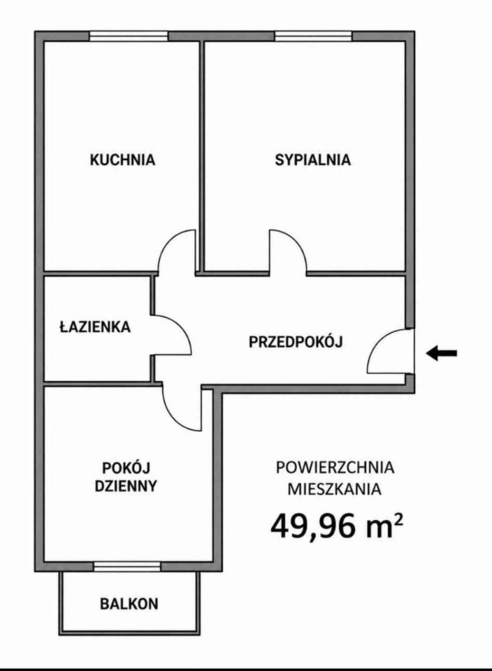 Mieszkanie 2-pokojowe Rzeszów, ul. Marii Skłodowskiej-Curie. Zdjęcie 6