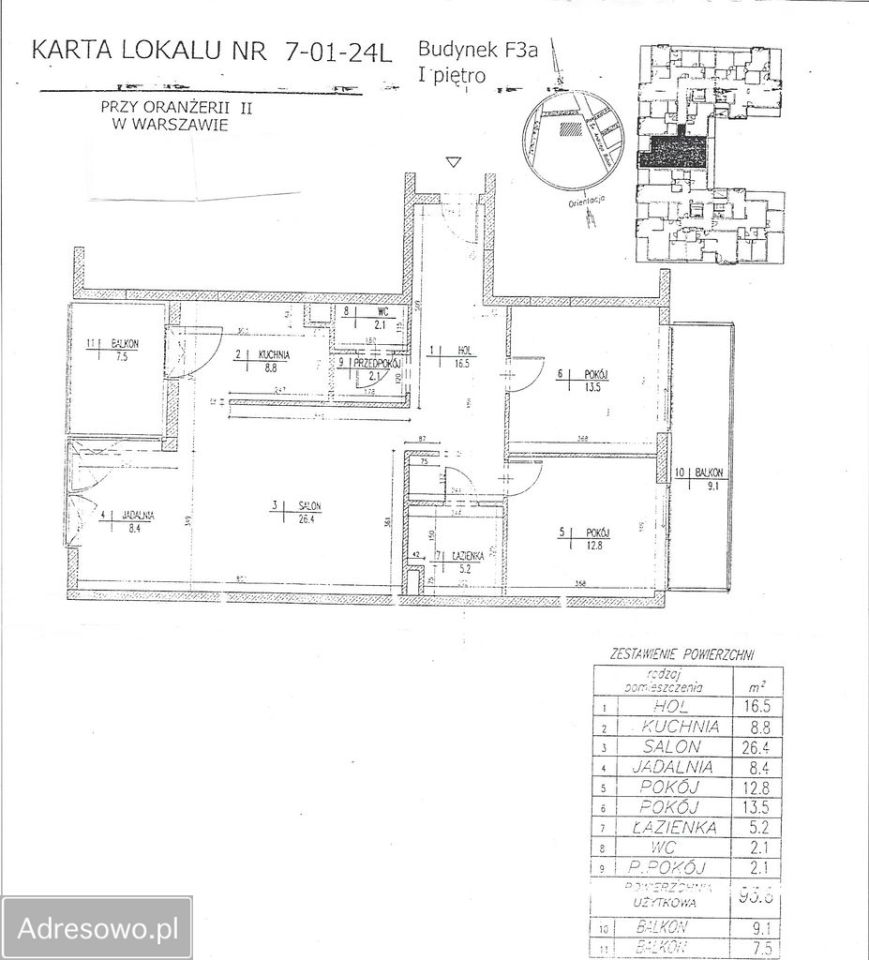 Mieszkanie 3-pokojowe Warszawa Mokotów, ul. Biały Kamień. Zdjęcie 20