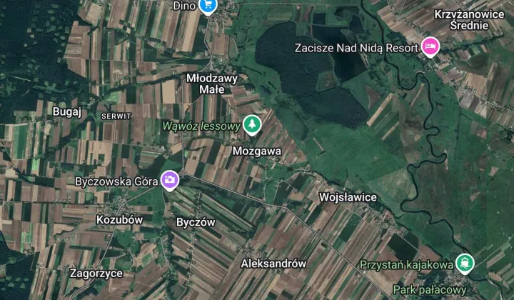 Działka rolno-budowlana Mozgawa