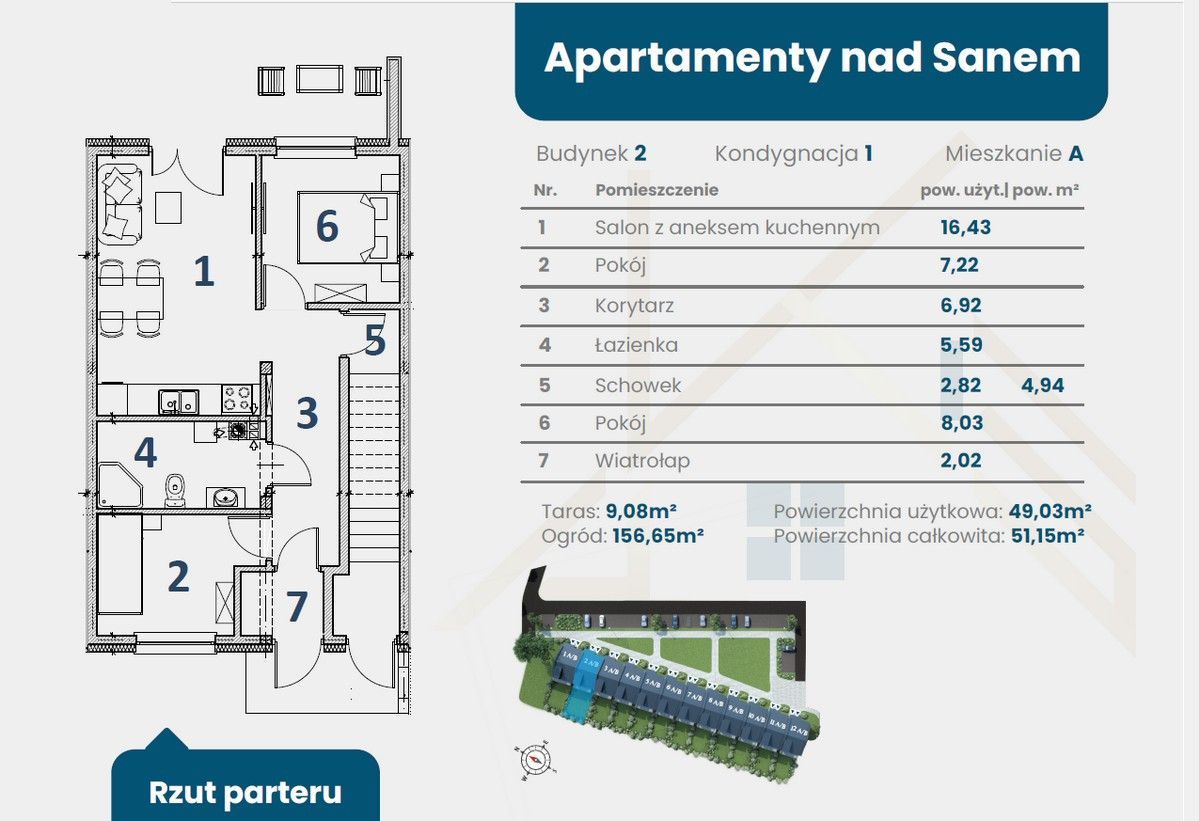 Mieszkanie 3-pokojowe Lesko Wola Postołowa, ul. Piłsudskiego. Zdjęcie 15