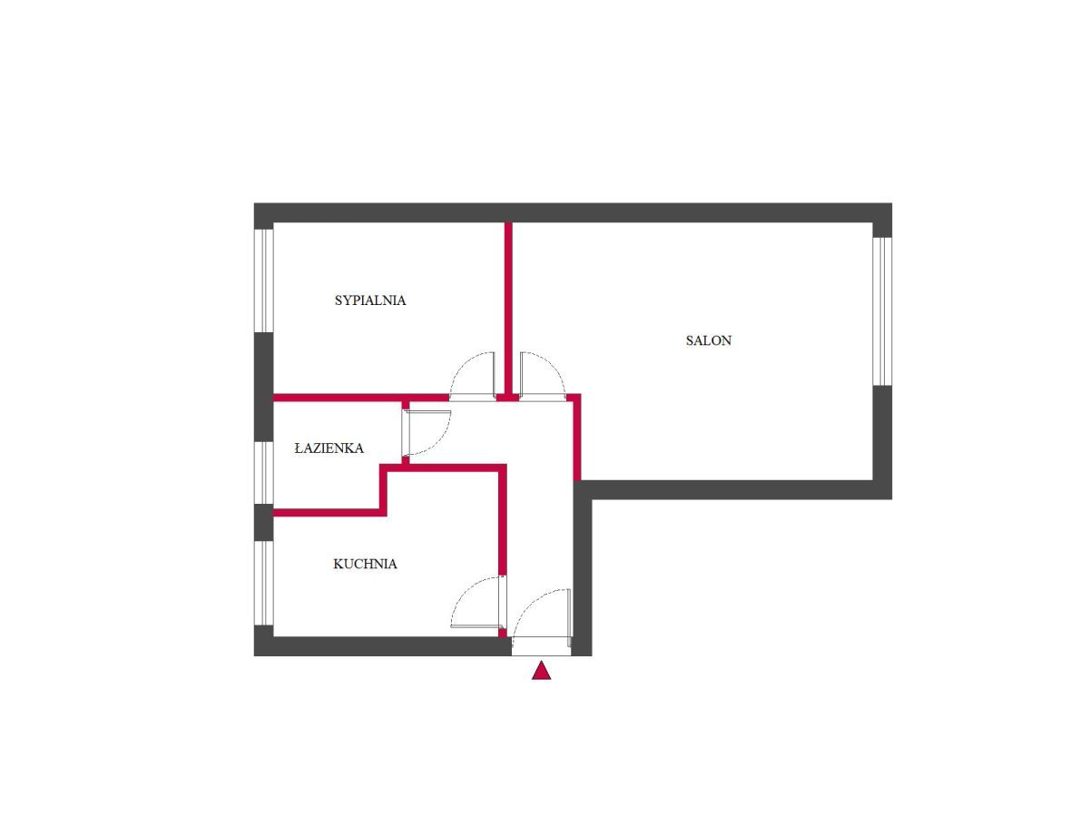 Mieszkanie 2-pokojowe Łódź Dąbrowa, ul. Konspiracyjnego Wojska Polskiego. Zdjęcie 1