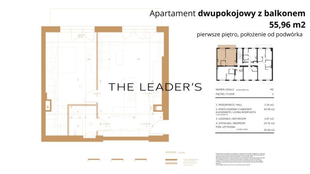 Mieszkanie 2-pokojowe Warszawa Mokotów. Zdjęcie 5