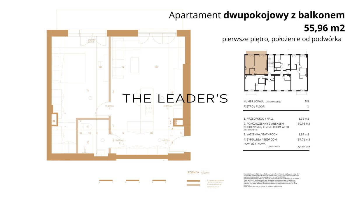 Mieszkanie 2-pokojowe Warszawa Mokotów. Zdjęcie 5