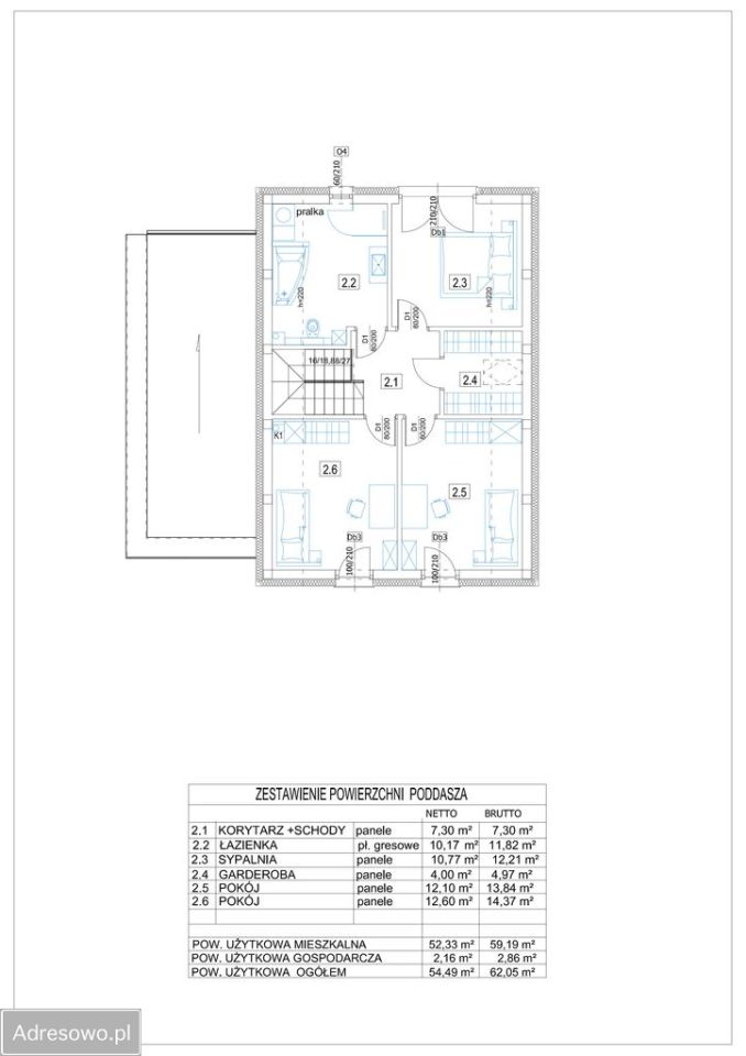 dom wolnostojący, 5 pokoi Mierzęcice. Zdjęcie 6