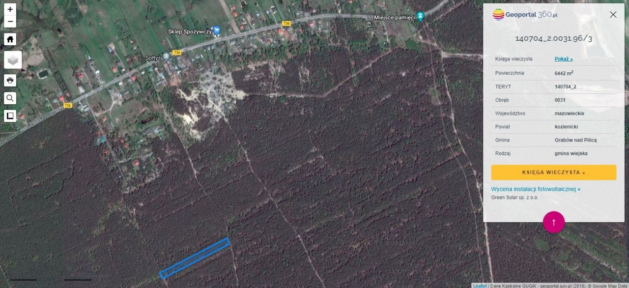 Działka inwestycyjna Zakrzew. Zdjęcie 7