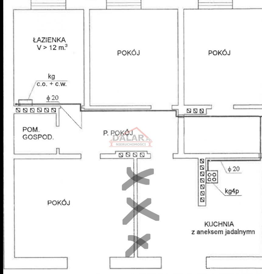 Mieszkanie 3-pokojowe Warka. Zdjęcie 12