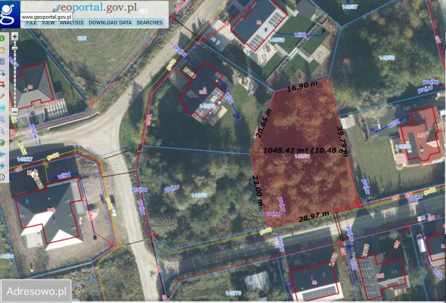 Działka budowlana Mościenica, os. Brzozowe. Zdjęcie 1