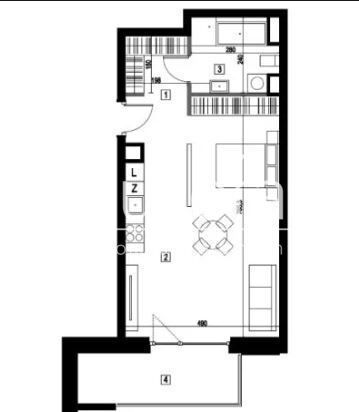 Mieszkanie 1-pokojowe Łódź Górna, ul. Sebastiana Felsztyńskiego. Zdjęcie 5