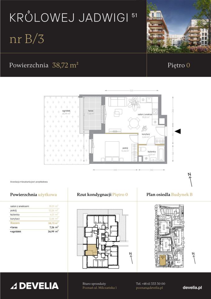 Mieszkanie 2-pokojowe Poznań, ul. Królowej Jadwigi. Zdjęcie 7