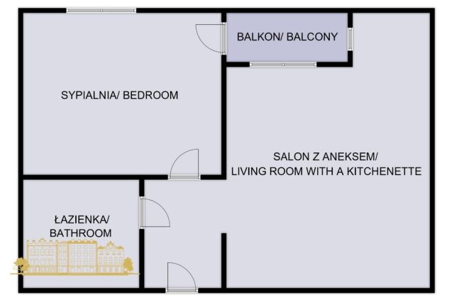 Mieszkanie 2-pokojowe Kraków Grzegórzki, ul. Mogilska. Zdjęcie 9