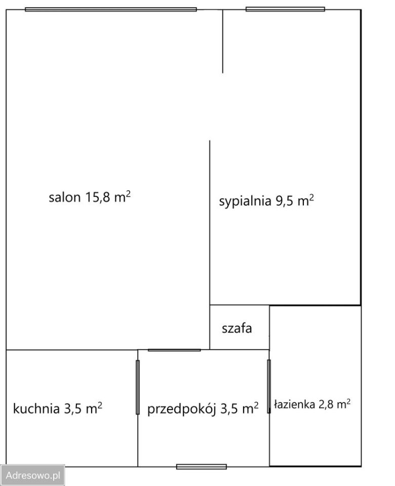 Mieszkanie 2-pokojowe Kraków Nowa Huta, os. Kolorowe. Zdjęcie 11
