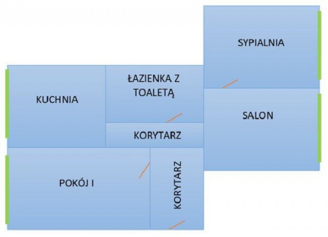 Mieszkanie 4-pokojowe Słupsk Zatorze, ul. Władysława IV. Zdjęcie 1