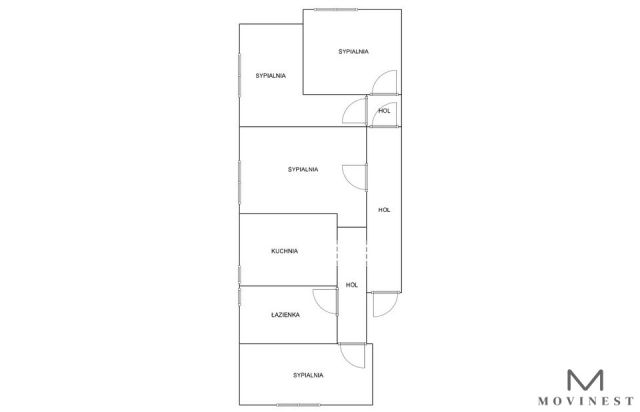 Mieszkanie 4-pokojowe Poznań Łazarz, pl. Stanisława Wyspiańskiego. Zdjęcie 12