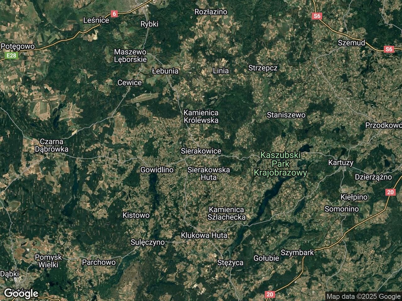 Działka budowlana Sierakowice