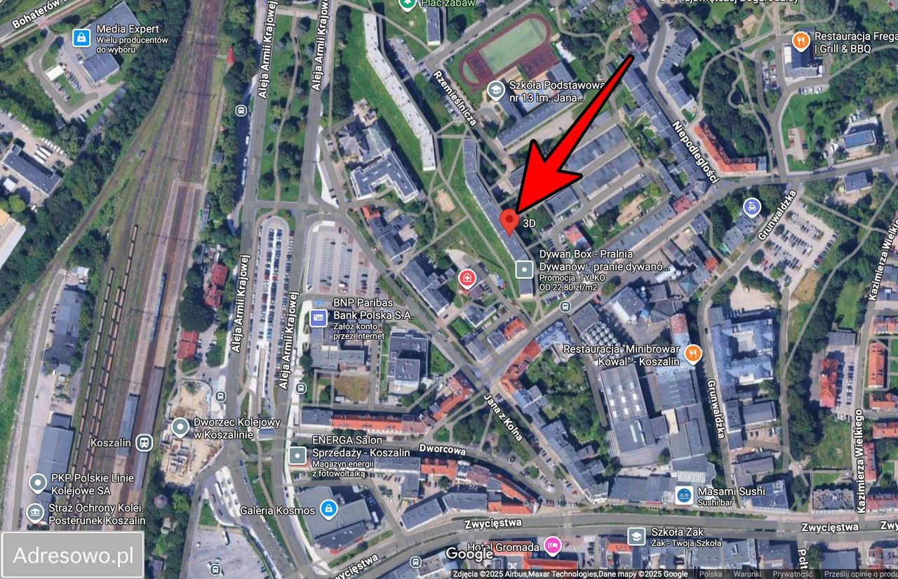 Mieszkanie 3-pokojowe Koszalin Centrum, ul. Spółdzielcza. Zdjęcie 2